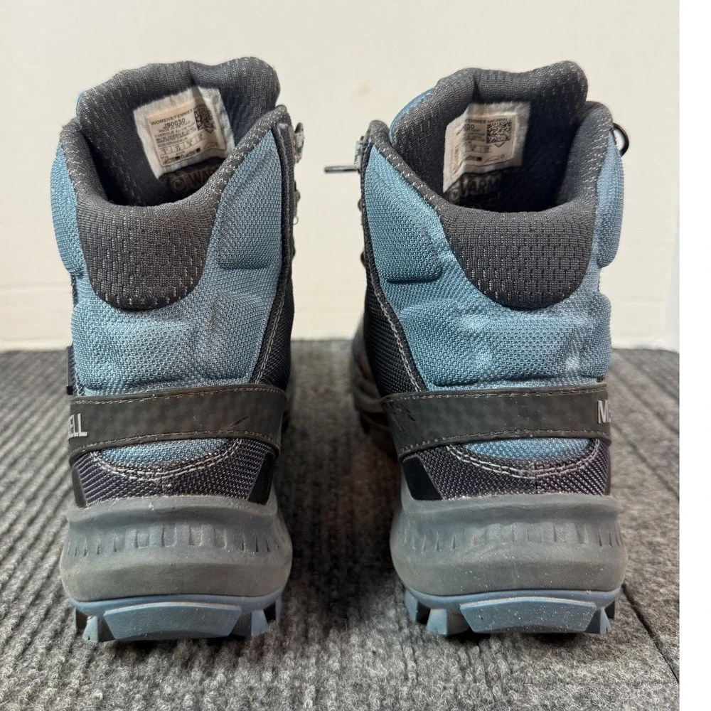 Merrell Thermo Rogue Tactical Waterproof Ice+ Boots Womens 6 Blue Black J90030